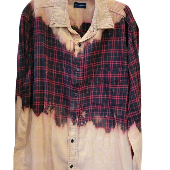 John Ashford Shirt Men XL Vintage Work Shirt Look Button Down - Picture 6 of 6
